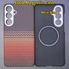 Carbon Fiber Aramid Magnetic Case for Samsung Galaxy S26+ Kevlar Fabric S26plus Thin Hard Lightweight Cover Magnetic Balck  Red