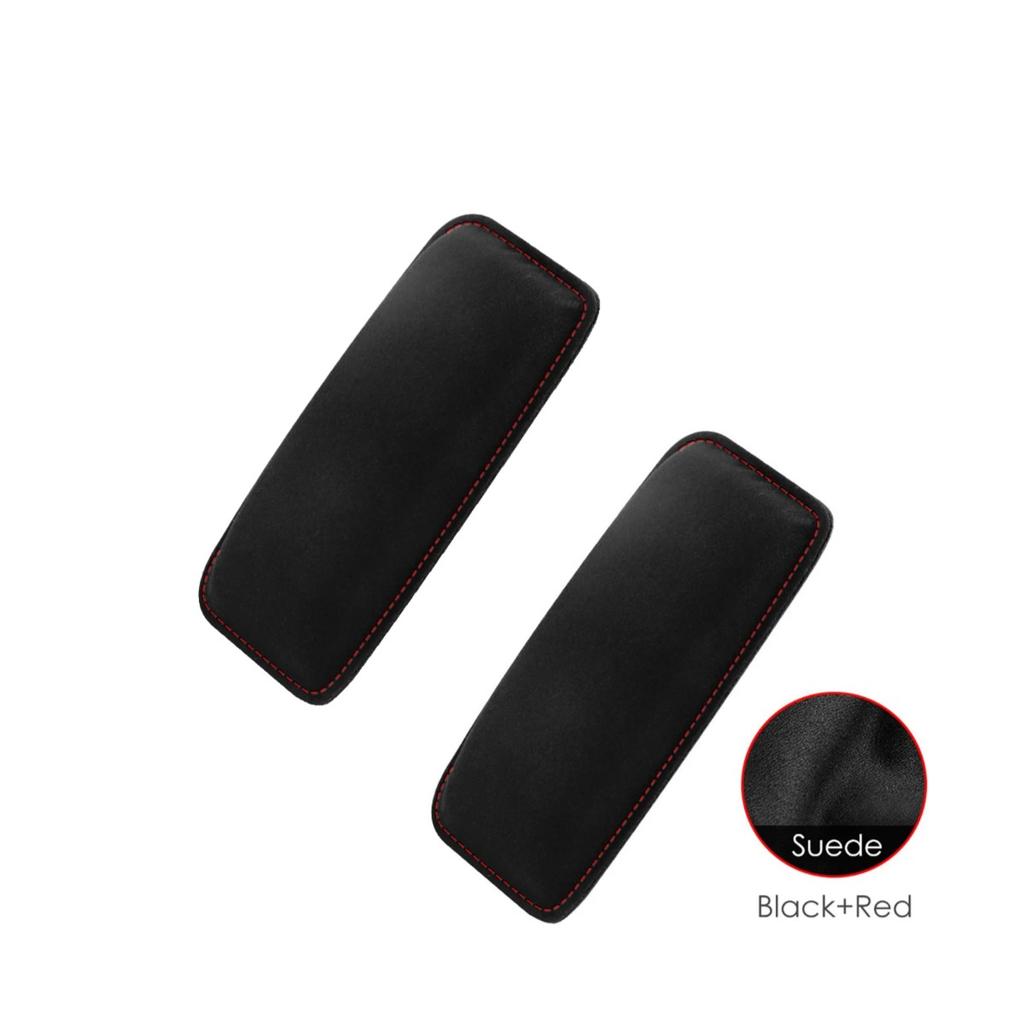 Comfortable Suede Car Pillow Car Knee Pad Auto Cushion Elastic Memory Foam Leg Pad Headrest In The Car Accessories