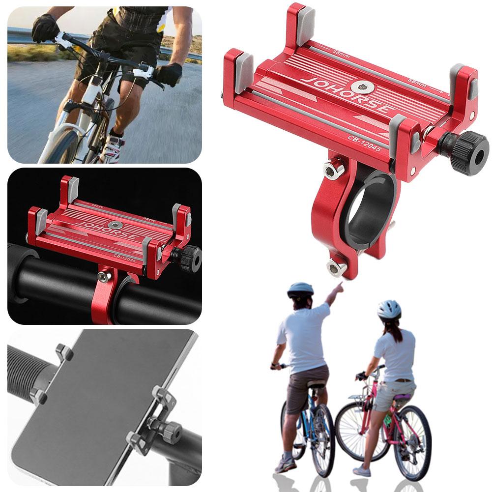 Bike Phone Holder Quick Attach/Detach Bicycle Mount Phone Holder Universal Bike Cycling Phone Clamp for 22.83 To 34.64 In Phone
