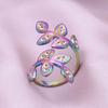 Plant Open Adjustable Leaf Rings For Women Men Accessories Trendy Ring Stainless Steel Jewelry No Fade Metal Bague Girl Birthday