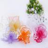 100 Pezzi 26cm Regali Sacchetto Rotondo in Organza Elemento in Garza Sacchetto Coulissato Sacchetti per Gioielli Bomboniere Matrimonio e Sacchetti per Festa di Matrimonio
