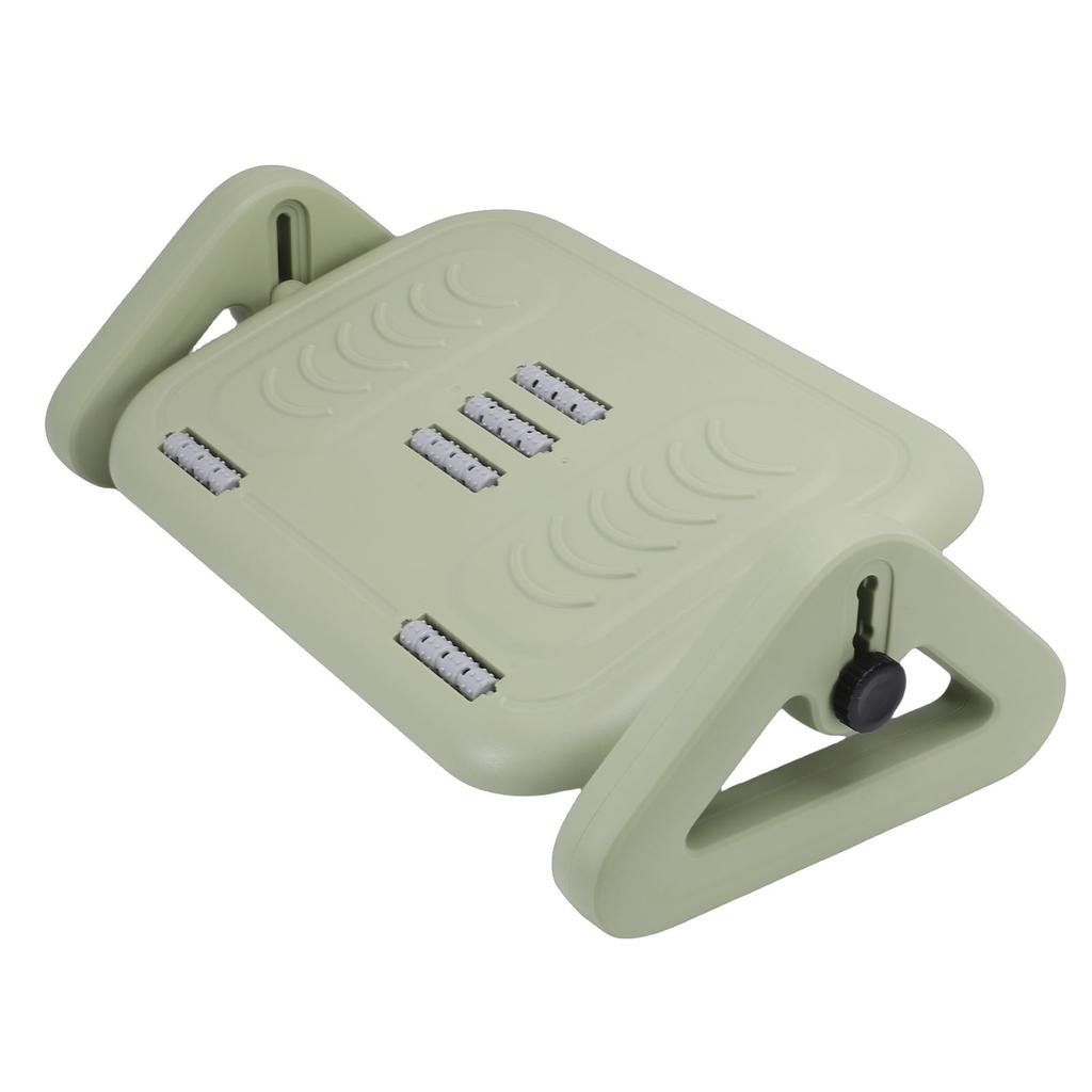 Under Desk Footrest, Ergonomic Foot Stool with   Rollers for   Work, Non Slip Bottom and Portable Design