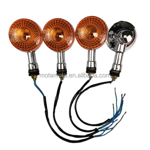 FN High Quality Front and Rear Motorcycle Turn Signal Bulbs for Universal Fitment Model HJ-3/GN