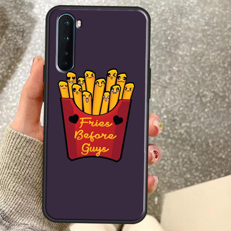 French Fries Before Guys Case For OnePlus 15 13 12 11 10 10R 12R 13R 15R 13T 10T 8T Nord 5 CE 2 3 4 Lite N20 N30 Coque