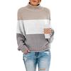 Womens Off The Shoulder Sweater Casual   Knitted Loose Long Sleeve Pullover