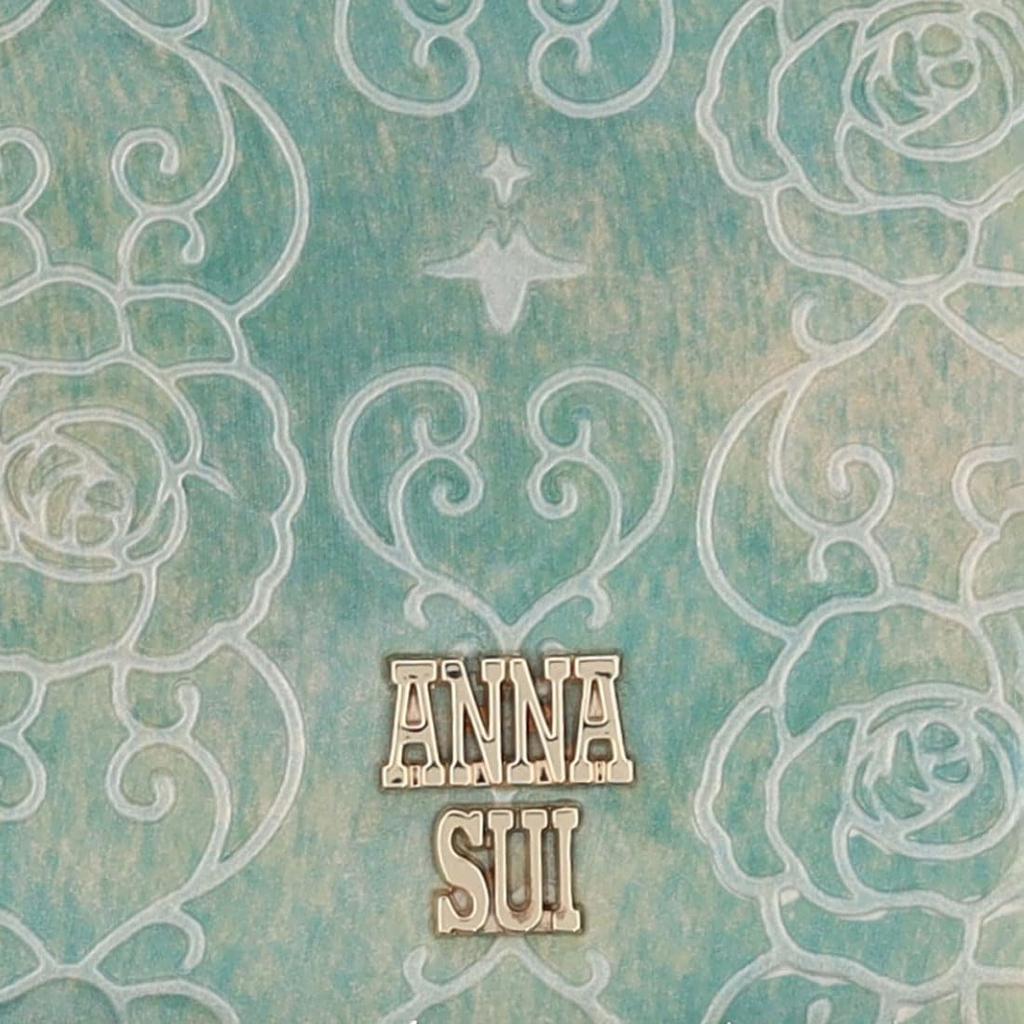 Anna Sui Rose Heart Mint Women's Multi-Purpose Case, (New)