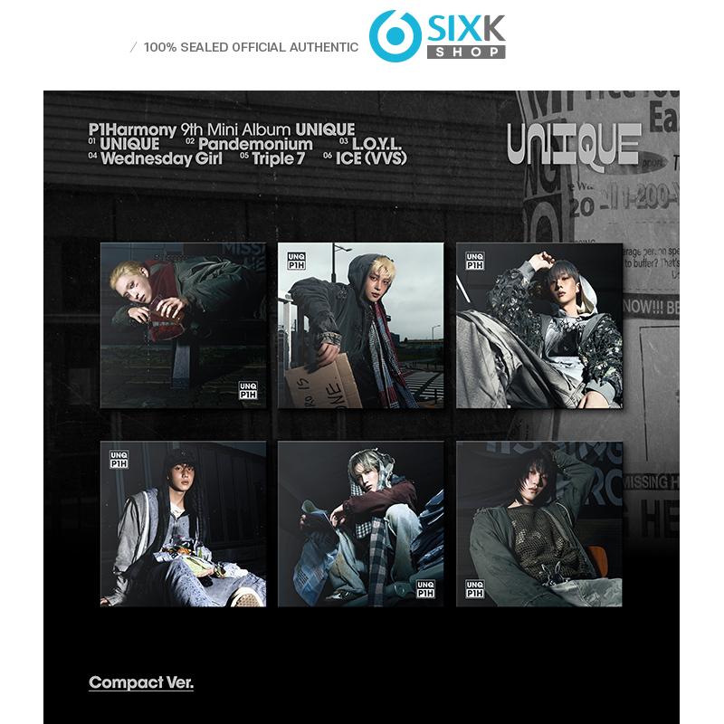 [הזמנה מראש] P1Harmony - מיני אלבום תשיעי [UNIQUE] (Compact Ver.) (הטבה מקוונת)