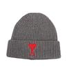 Fall/Winter LMOQ Heart-Art Embroidered Cuff Designer Logo Beanie High Quality Cold Weather Hat for Men Women Knitting Beanies