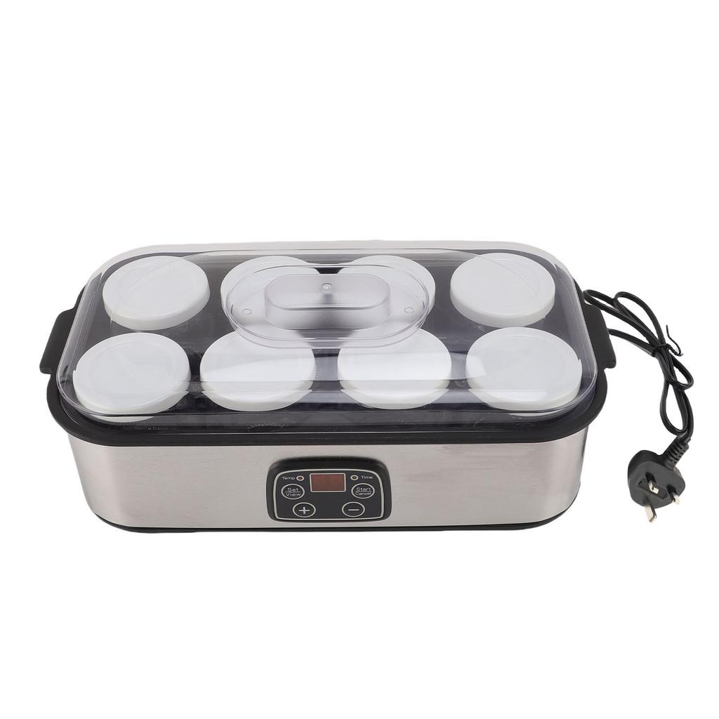 Yogurt Maker Machine Automatic with Adjustable Temperature Time Control LCD Display for Milkshake Jam Ice Cream Pudding