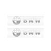 Emblema Metálico para Coche Pegatinas Limpiaparabrisas Decoración Reflectante Pegatinas Para BMW E36 E64 E85 E60 F10 F30 F36 F32 F82 F83 F07 G01 G20 G21 X6 X5 X3