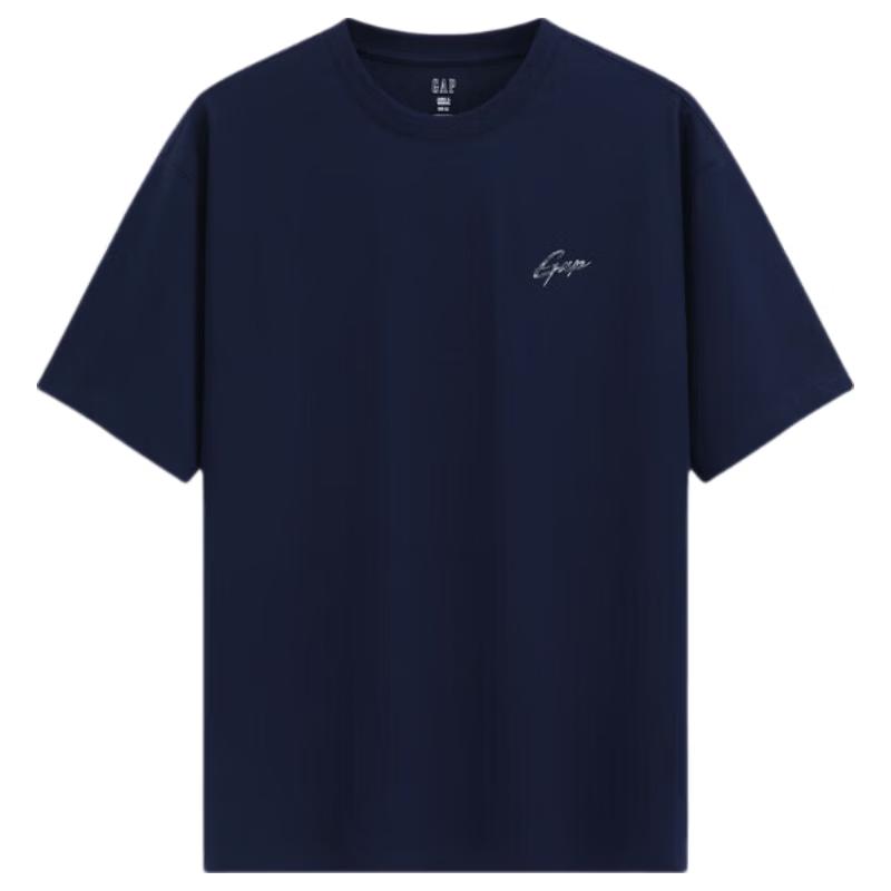 GAP Unisex Moisture-Wicking Logo Loose Fit T-Shirt