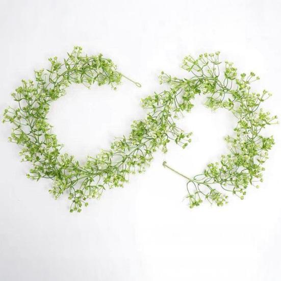 Artificial Baby's Breath Garland Real Touch Faux Gypsophila Vine Fake Hanging Greenery Garland