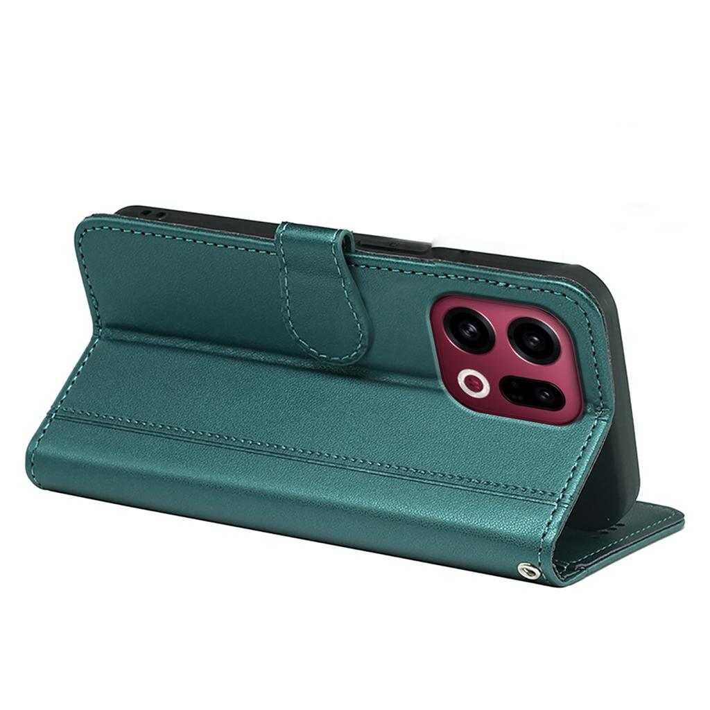 For Oppo Find X9 5G Wallet Case Magnetic Snap Leather Phone Cover with Strap