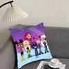 TTeen TitansS GGo Cartoon Cushion Cover Pillowcase Ultra Soft Skin Friendly Fabric Cloud Like Comfort Concealed Zipper