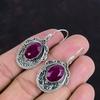 Faceted Kashmir Ruby Earring 925 Sterling Silver Earring Vintage Earrings Kashmir Ruby Real Gemstone Jewelry Handmade Earring Gifts For Her