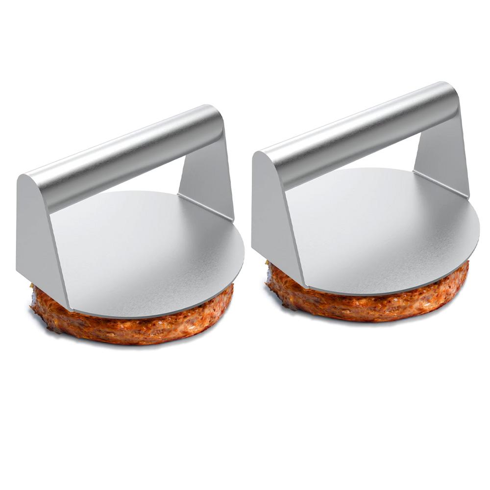 Hamburger Meat Press Non Stick Meat Pressing Plate Upgrade Stainless Steel Burger Barbecue Press Machine Kitchen Tools