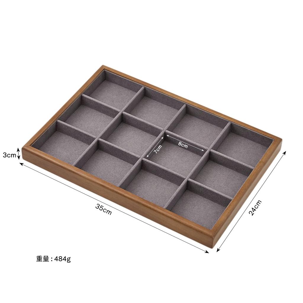 Schmuck aus Holz Holzaccessoire Accessoires Kleinteilehalter Be&U Tablett, Aufbewahrung, Halskette, Armbänder, Ohrringe, Ringe, Auslage, Uhren, Halter, (12