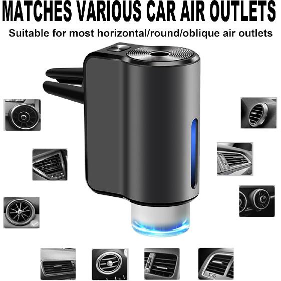 

Умный освежитель воздуха для автомобиля, Диффузор для освежителя воздуха для автомобиля, Перезаряжаемый автомобильный аромадиффузор, 3 уровня регулировки, Интеллектуальный автомобильный диффузор, Мужской аромат