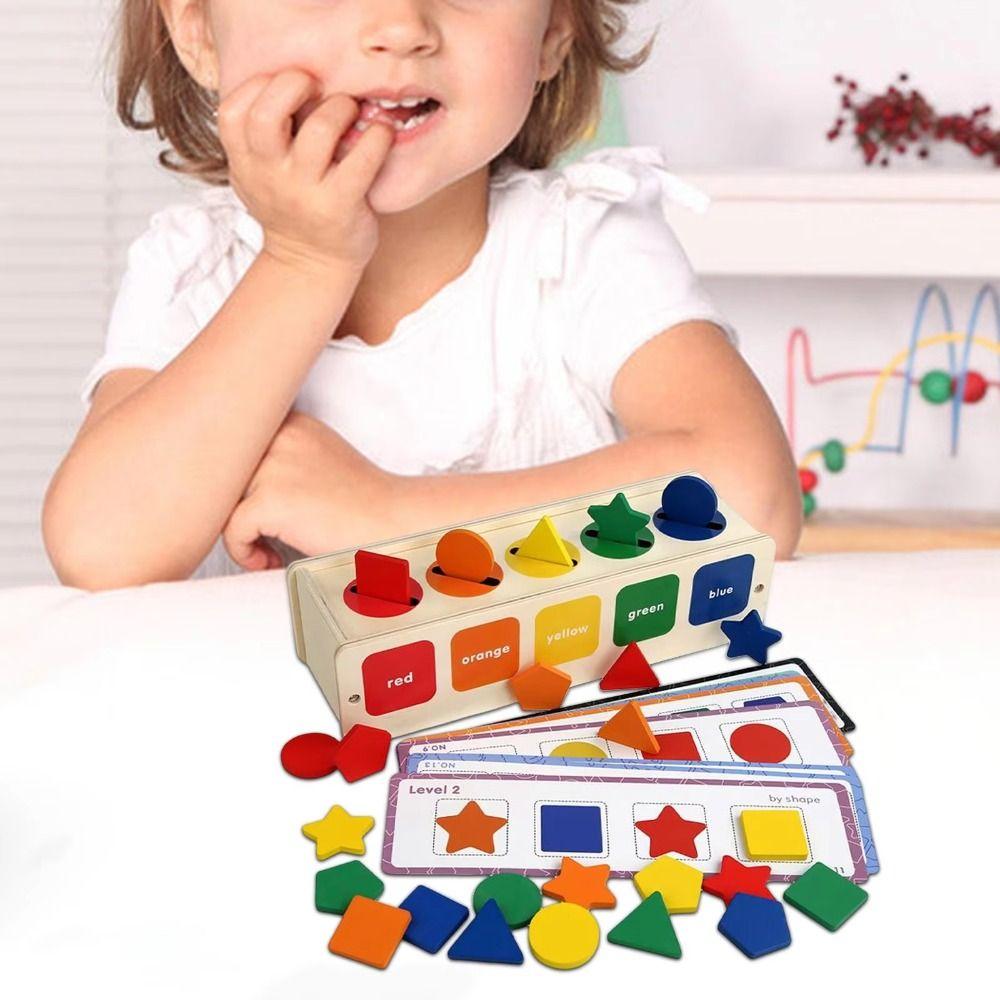 Geometric Cognition Shape and Color Sorting Toy Shape Sorting Educational Toys  Teaching AIDS