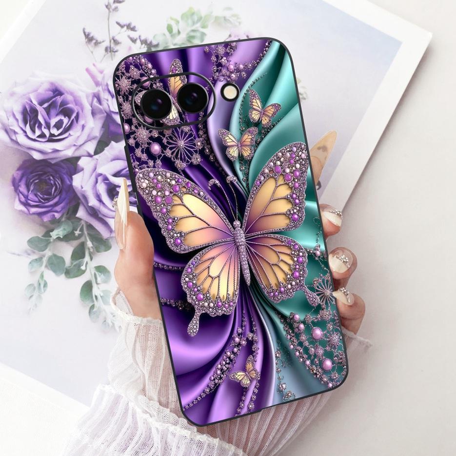 Für Google Pixel 9 Pro Hülle Niedlicher Löwe Mode Bemalte Abdeckung Weiche TPU Handyhülle Für Google Pixel 9A Pixel9 Pro Rückseite Fundas