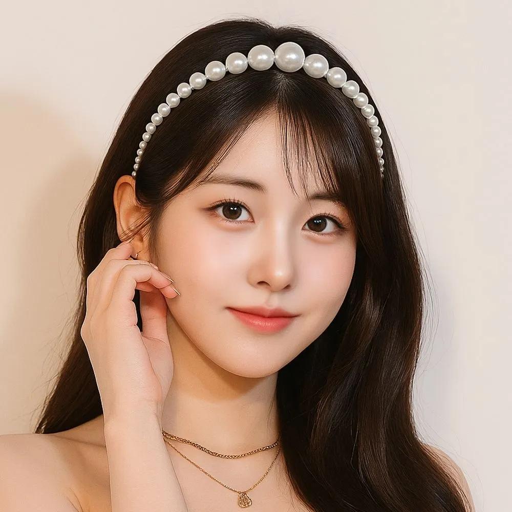 Pearl Big Headband Point Pearl Hairband