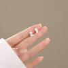 Beixi Sterling Silver Ginkgo Leaf & Freshwater Pearl Stud Earrings for Women - French Retro Design.