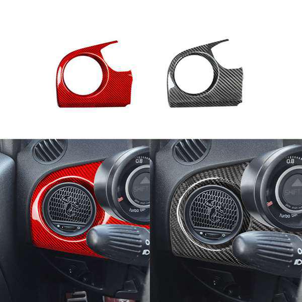 Carbon Fiber Air Vent Trim for Fiat Abarth 500/595/695 (2012-2015)