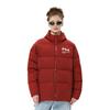 Fila Loose Casual Hooded Logo Simple Long Sleeve Down Jacket Unisex Outerwear Legendary-Red F11U249902FRD