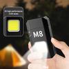 3PCS EDC Keychain Flashlight COB Portable Work Light USB Rechargeable Outdoor Camping Fishing Pocket Lamps with Heating Wire