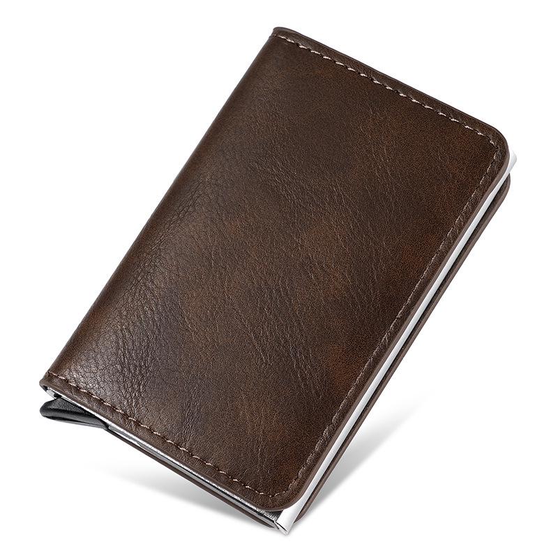 Automatisches Pop-up-Kartenetui aus Kohlefaser mit RFID-Blockierung