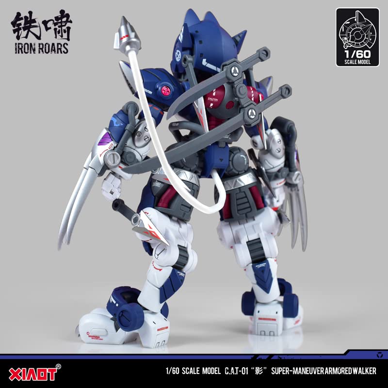 XIAOT x IRON ROARS Super High Mobility Armor CAT 01 scale assembly plastic model "Shadow" 1/60 PVC&ABS
