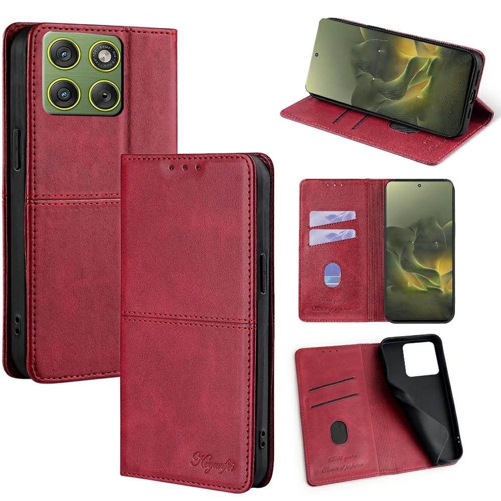 For Motorola Edge 70 5G Case Card Slots Cowhide Texture Phone Leather Cover