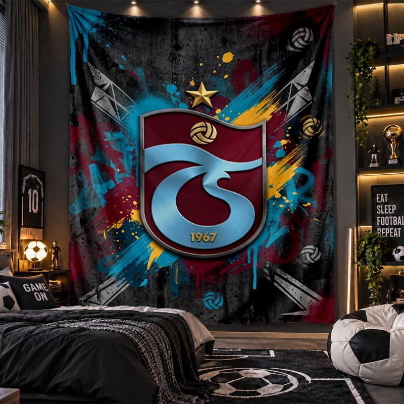 Wandtapijt Trabzonspor FC Print Doek voor Woonkamer Slaapkamer Huisdecoratie