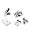 10pcs Hardware Accessories Metal Grid Wall Clamps Sturdy Clamps DIY Grid Connectors Wall Grid Panel Wall Installation