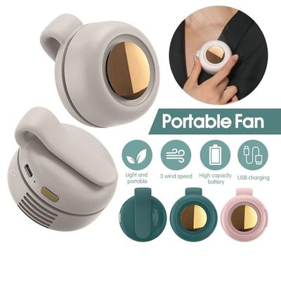 Přenosný ventilátor Mini Collar Clip Dobíjecí 360° nastavitelný kempingový ventilátor Tichý bezdrátový elektrický ventilátor Vysoce kvalitní malé ventilátory