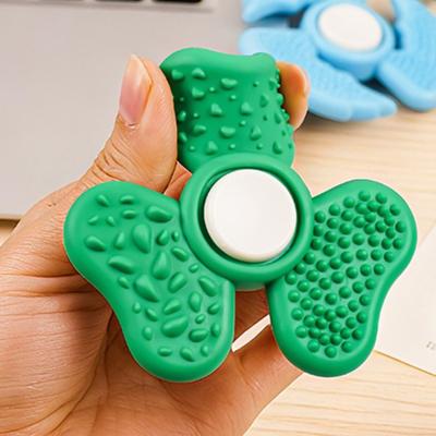 Koniczyna Odstresowująca Zabawka Sensoryczna Fidget Spinner Ergonomiczna Przenośna Podróżna Antystresowa 3 Tekstury Masaż Koniczyna Spinner Zabawka Dekompresyjna