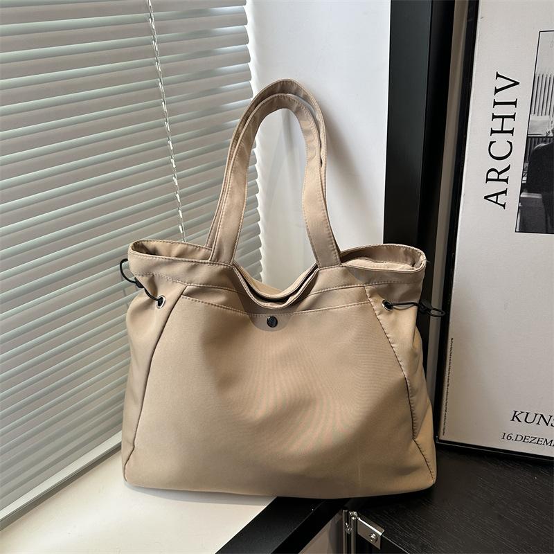 

Холщовая сумка женская 2025 новая сумка-тоут большой вместимости летняя универсальная на плечо для учебы