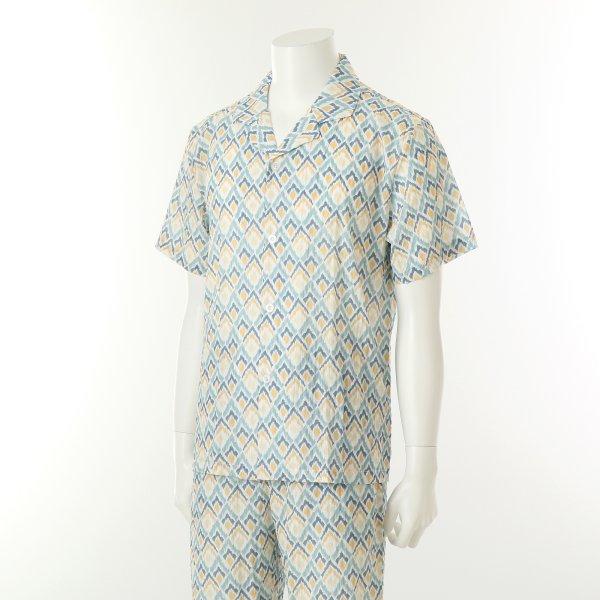 VenuS Men S Pajama Geometric Print Top vevS118m