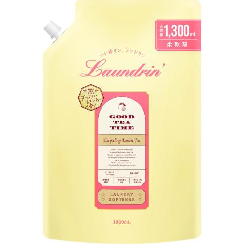 Laundrin' Liquid Fabric Softener, Darjeeling Lemon Tea Scent, Large Refill, 1300ml