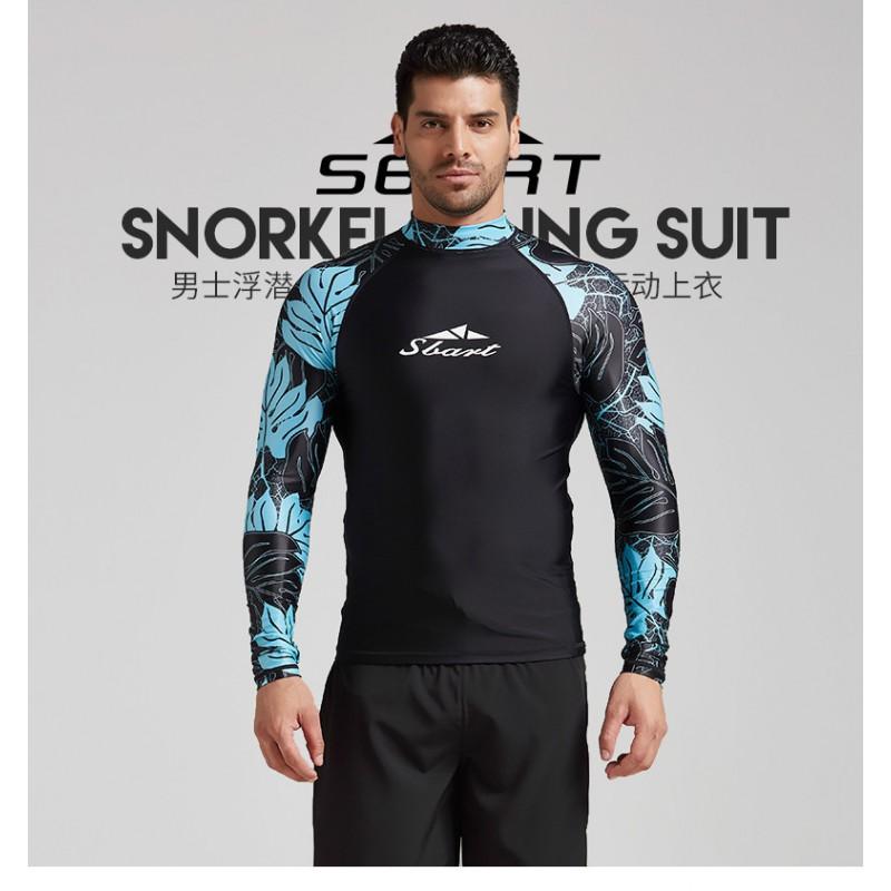 Diving Wetsuit Men Long Sleeve Split Sunscreen Swimsuit Anti Jellyfish Surfing Suit
