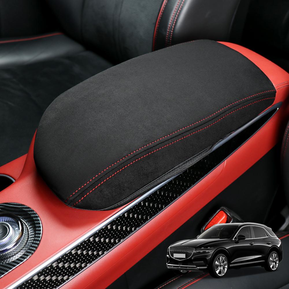 For Genesis GV70 -2025 Car Tuning Carbon Fiber Central Console Gear Shift Window Button Upper Air Vent Cover Accessories LHD