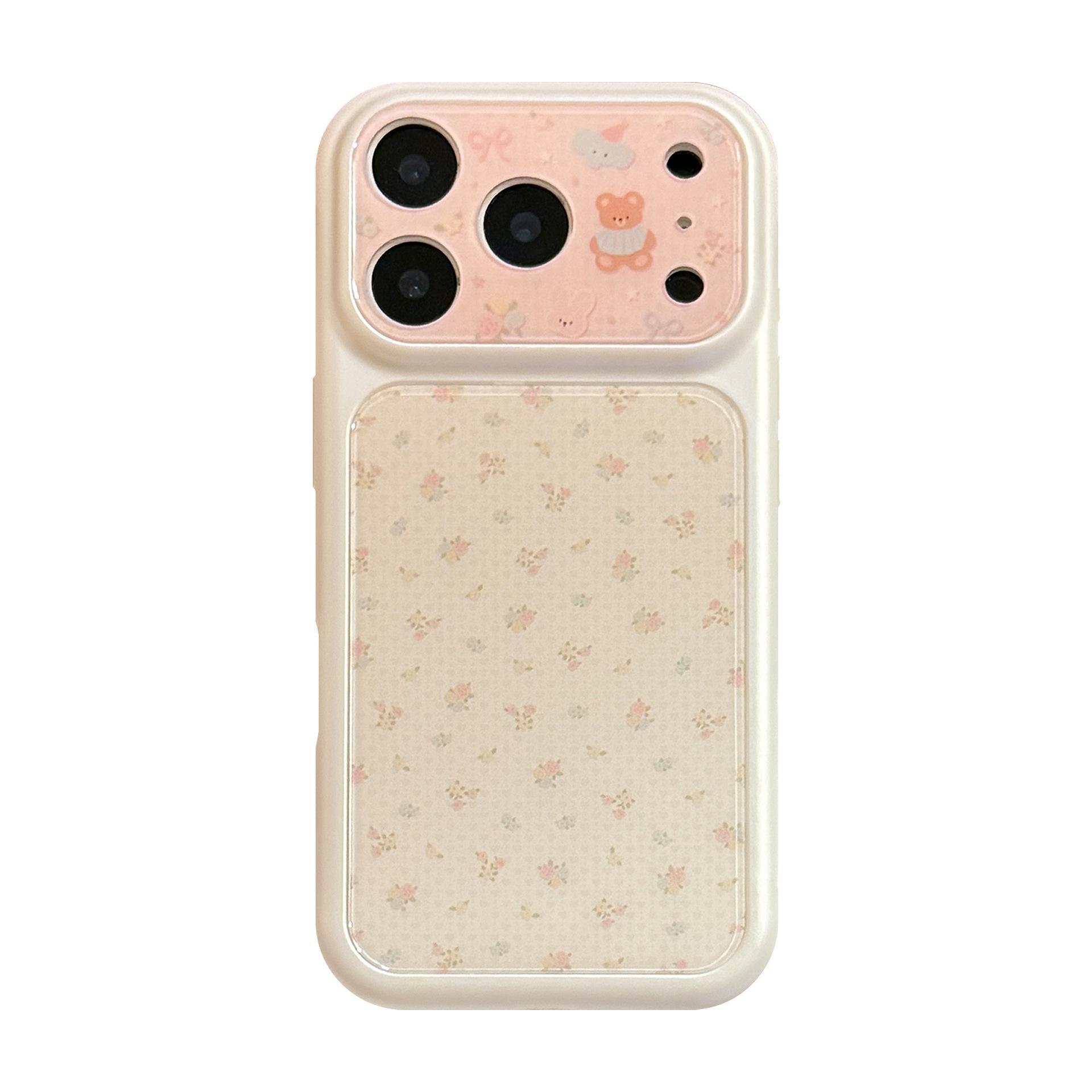 

Creative Bear and Flower Phone Case for iPhone 16, iPhone 17, and iPhone 17 Pro Max iPhone 17 Pro Max