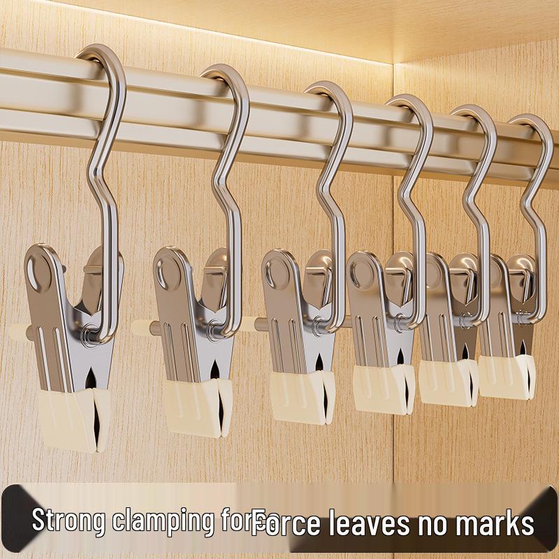 

Stainless Steel Non-Slip Windproof Pantyhose & Storage Clips - 3-Pack