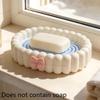 Ins High-End Feel Soap Box, Bathroom Drain Soap Box, Household Non Perforated Countertop Soap Storage Rack