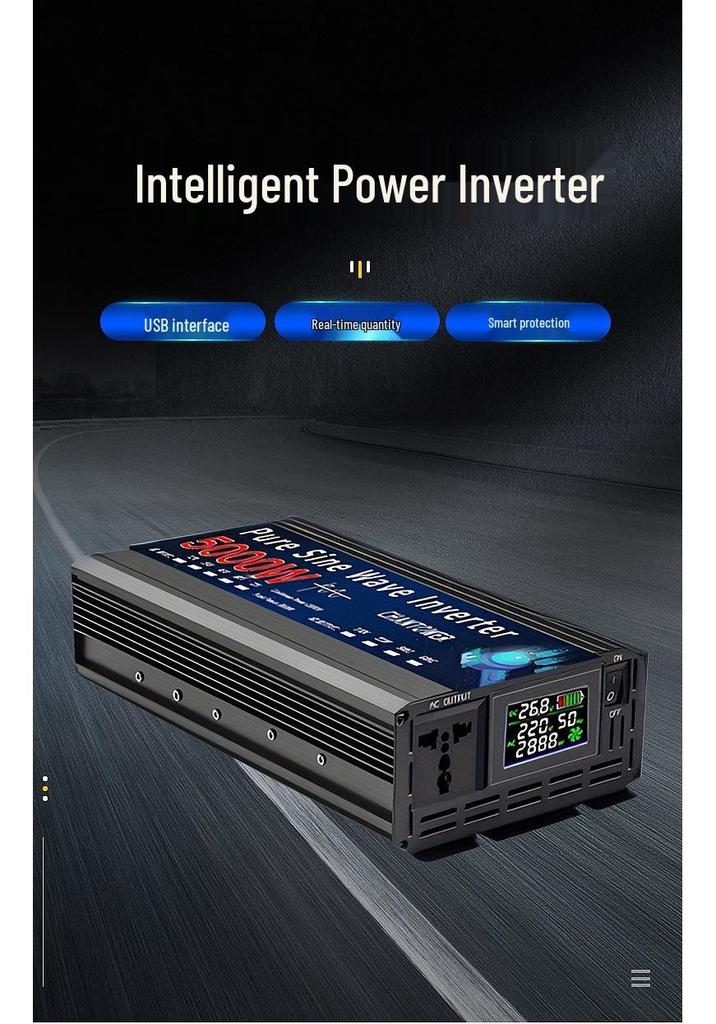 4000W/5000W Pure Sine Wave Inverter, 12V/24V to 110V/220V