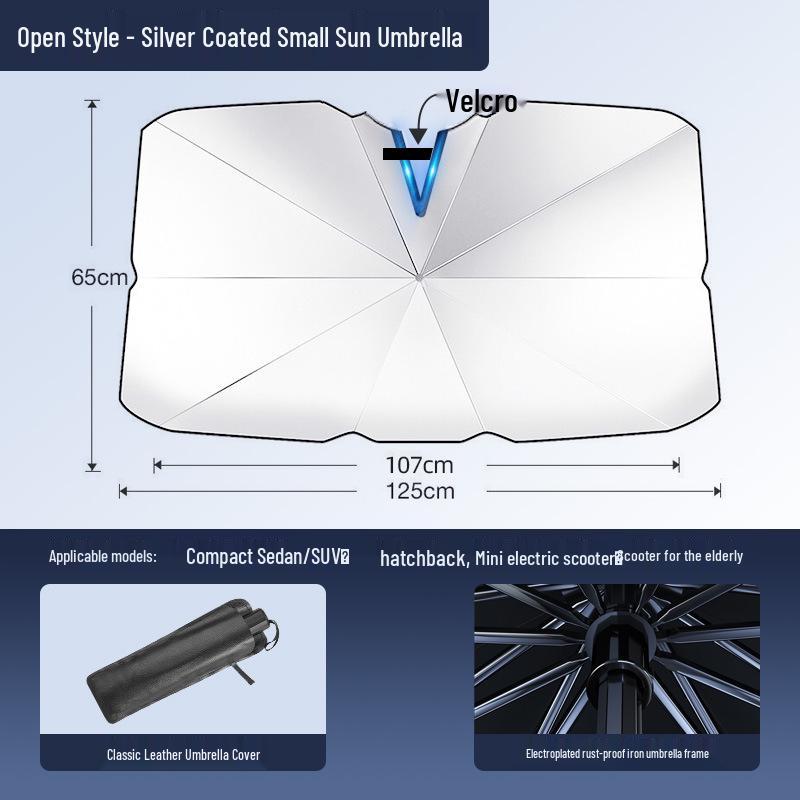 Custom Logo Car Sunshade: Windshield Heat Insulation & Sun Protection