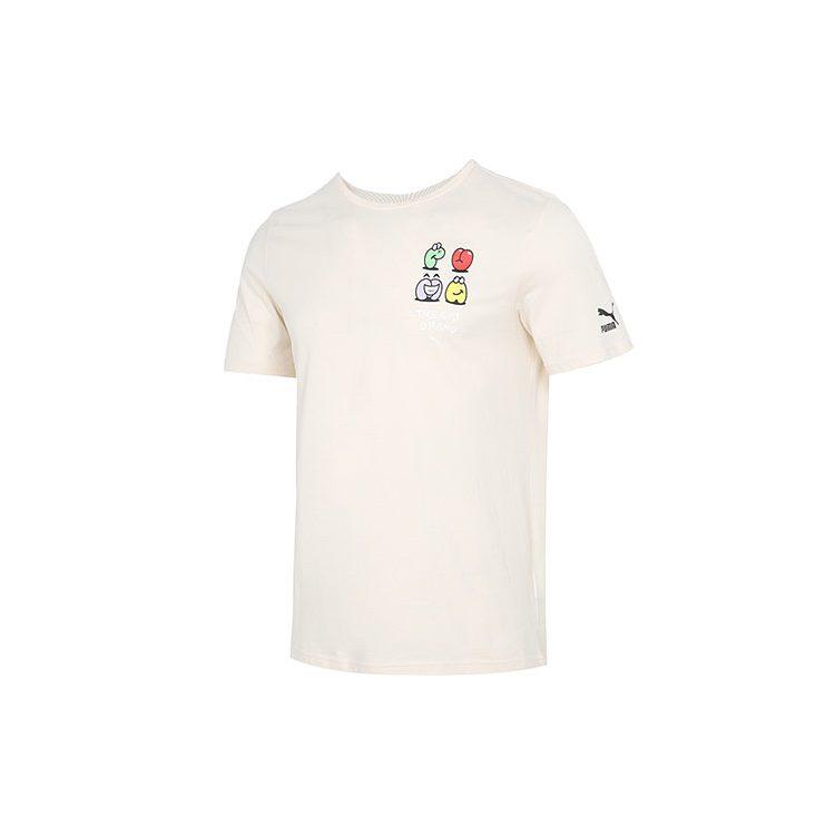PUMA Men's Lifestyle Series T Shirt Men's Beige 532612-75