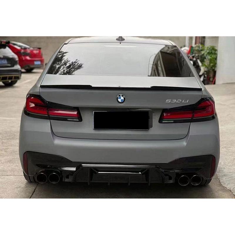 BMW 5 Series G30/G38 M Sport Gloss Black M5 Rear Lip Diffuser.