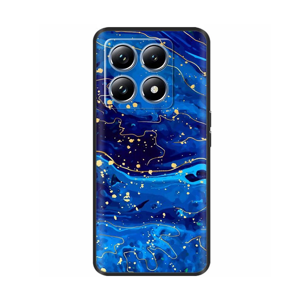 Für Xiaomi 14T Pro Hülle Silikon Luxus Blume Weicher Bumper Für Xiaomi Mi 14T Handyhülle Mode TPU Fundas für Xiaomi 14T 14 t