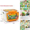 Plants Vs Zombies Childrens Toy Set With Storage Box 22 Pieces For Creative Play And Gift